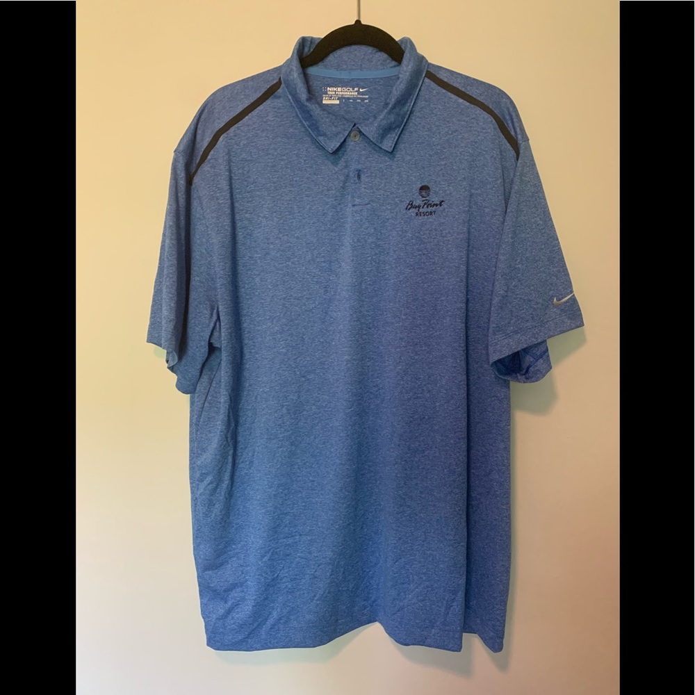 Dri-Fit NikeGolf Tour Performance Bay Point Resort Polo Sz XXL